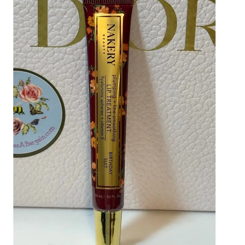 NAKERY Plumping + Line SmoothingLip Treatment 15mL - BIRTHDAY SUIT - SEALED